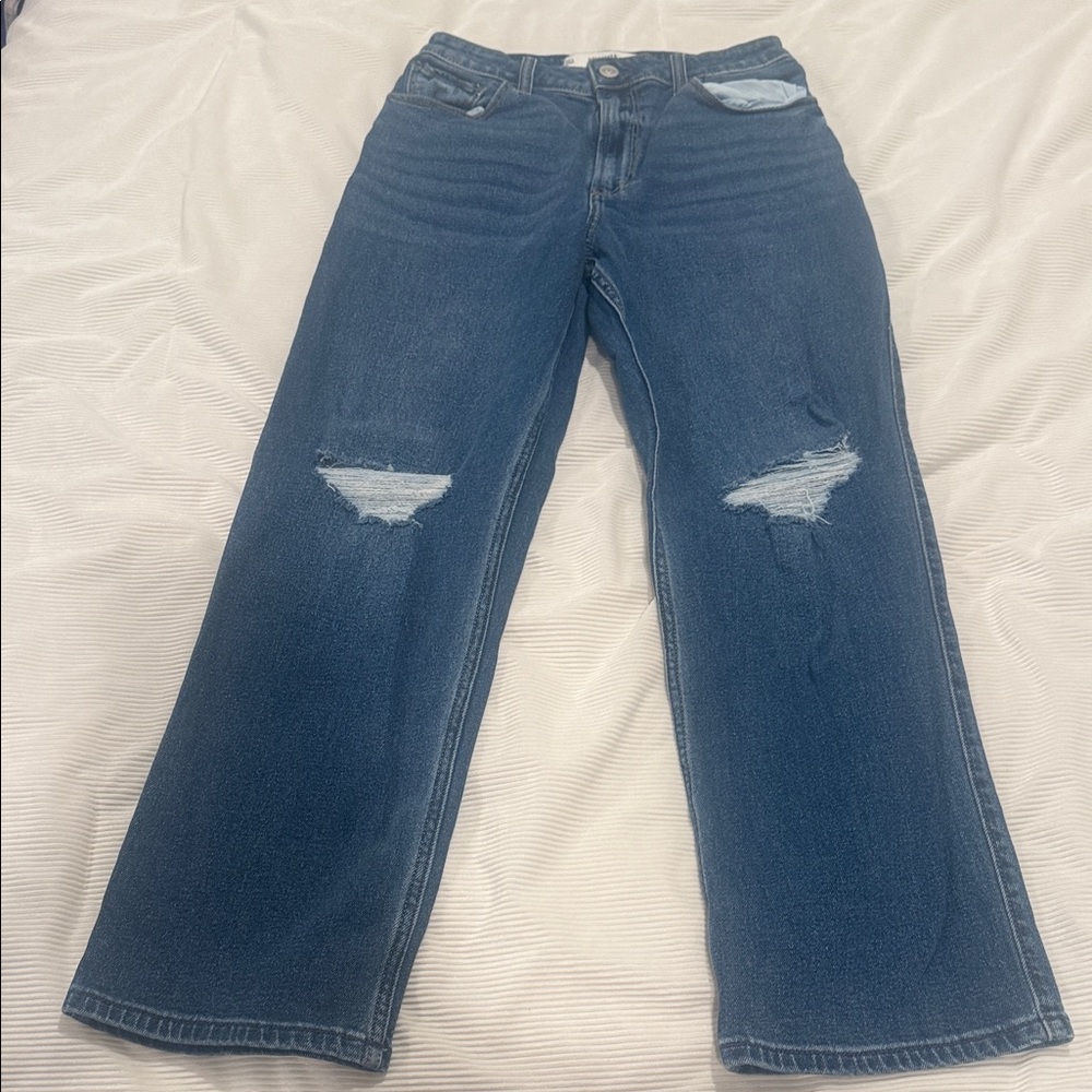 Hollister Dark Blue Boyfriend Jeans